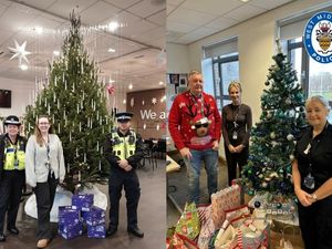 Supporting image for story: Kind-hearted police officers spread Christmas cheer across the West Midlands with donations of food, gifts and essentials to the needy