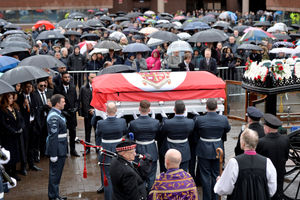 Funeral service for Mayor of Wolverhampton Elias Mattu at St Peter's Church