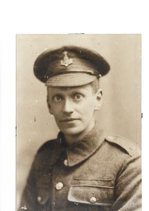 Leonard Adcock in First World War uniform