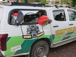 Supporting image for story: Jimmy The Mower left 'heartbroken' after van raided