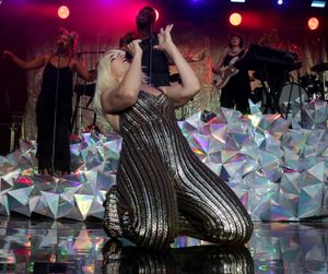 Paloma Faith performs at the Forest Live concert. Picture: Andy Shaw