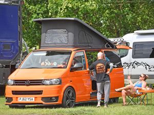 Supporting image for story: Vroom vroom! First campers roll into town ahead of popular Shrewsbury Vanlife festival