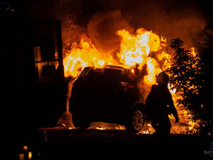 Supporting image for story: Car fire in Wolverhampton "suspicious"