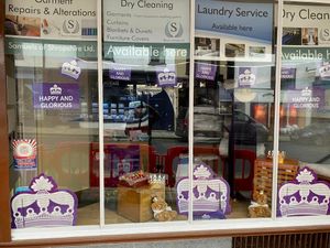 One of the around 30 window displays in Ludlow