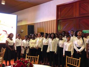 The Strathmore choir entertained guests at the launch event of the AGCO Agribusiness Qualification Programme