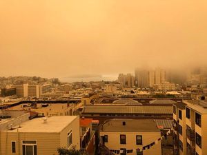 Supporting image for story: Why did the sky over San Francisco look like it had an Instagram filter on it?
