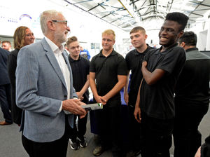 Mr Corbyn in Walsall