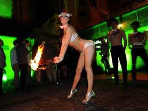 Supporting image for story: Life is a cabaret for glam clubbers