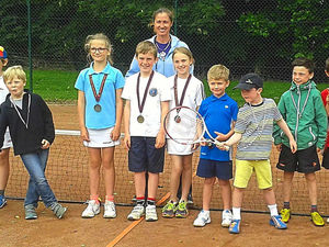 Supporting image for story: Touch tennis is a smash hit at Wenlock