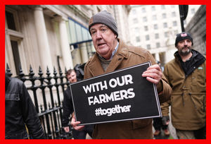 Jeremy Clarkson joins the farmers' protest