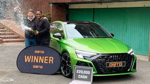 Champagne time for Lutalo