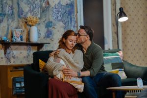 Stacey Dooley and Kevin Clifton star as Jenny and Sam. 