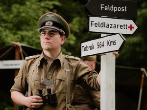Ironbridge WW2 Weekend is set to return to Dale End Park in Ironbridge. Pictured is Laurence Allison from Leicester. Photo: Jamie Ricketts 