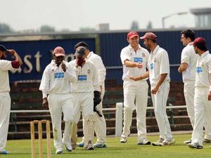 Supporting image for story: 32ft-high fencing at cricket ground ground
