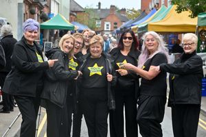 Rock Choir in Market Drayton for the festival