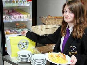 Supporting image for story: Pupils have a Really Good School Dinner – and give one for free!