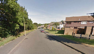 The scene – Springfield Lane in Rowley Regis