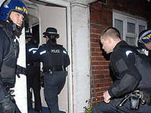 Supporting image for story: Homes stormed in dawn drug raids