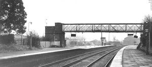 Ludlow railway station in the 1960s