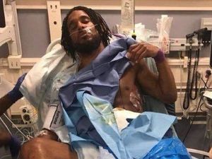Supporting image for story: Ashley Williams suffers collapsed lung after footballer's freak injury lands him in Beverly Hills hospital
