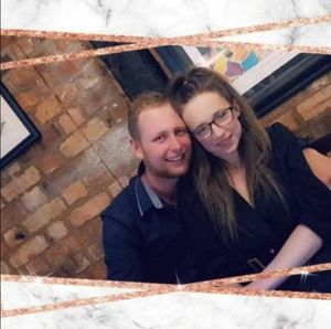 Jack Case and partner Becky Jebb