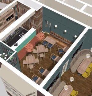 Artist's impression of how the inside of the Soho Tavern will look. Image: Soho Tavern Group.