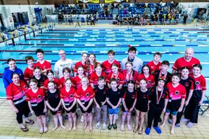 Newport & District Amateur Swimming Club at the Christmas Cracker gala 