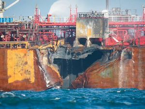 Supporting image for story: Ship captain rejected ‘crash stop’ to save US tanker crew lives, court told