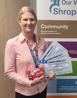  Chrissla Davies, nominated for warmth and good humour.