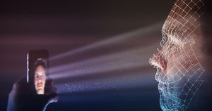 Facial recognition technology measures the distance between key features