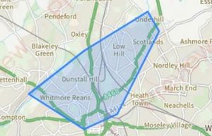 The use of Section 60 powers in parts of Whitmore Reans and Low Hill has been extended. Photo: West Midlands Police