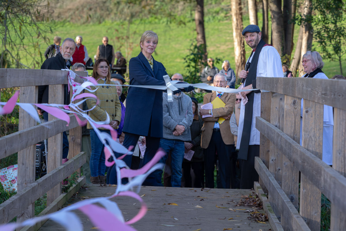 New Bridge Over River Stour Blessed In Village Ceremony