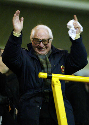 Sir Jack celebrates at full time