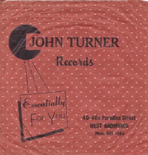 John Turner Records, on Paradise Street, West Bromwich, was just one store that had its own branded bag
