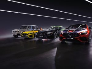 Supporting image for story: Mercedes-AMG teams up with Palace Skateboards to create four unique Art Cars