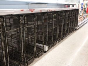 Supporting image for story: Campaigners claim targeting of milk depots has led to empty shop shelves