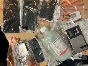 Some of the items taken by Staffordshire Police as part of Operation Target