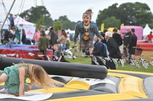 Lily Mackett, 6, at the county show
