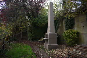 The Bartlett Memorial Fountain which stands above the Waterloo Street car park in Ironbridge.