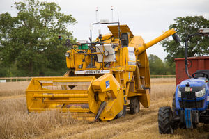 Remote-controlled tractors tended the crop from start to finish