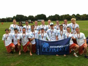 The Birmingham squad who won the national championships last year.