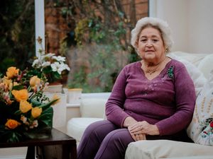 Supporting image for story: Dancing grandma thanks hospital staff after Christmas Day heart attack