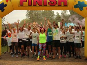 Supporting image for story: Telford charity colour run proves popular with supporters 