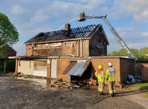 Four fire crews were sent to the blaze. Photo: West Midlands Fire Service