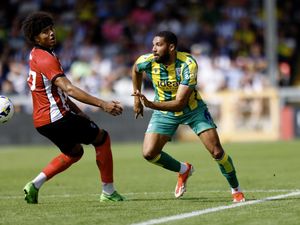 Supporting image for story: 'Does he': George Campbell right back view after West Brom £1.5m new boy makes bow