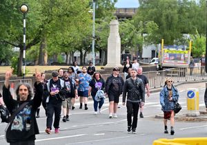 SANDWELL COPYRIGHT NATIONAL WORLD STEVE LEATH 05/07/25Black Sabbath and Metal fans arrive at Villa Park, Aston ahead of the big gig.