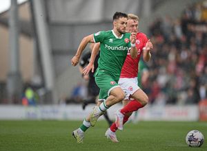 Action from Morecambe v Walsall (Owen Russell)