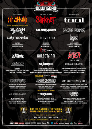 The Download Festival announcement so far