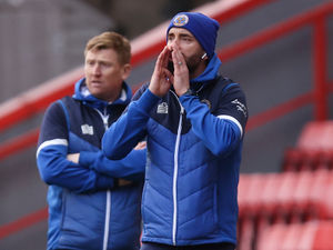 Supporting image for story: 'Don't be disappointed' Aaron Wilbraham tells Shrewsbury Town players after missing late chances to win at Charlton