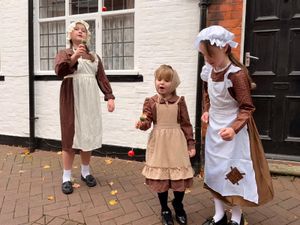 Some of the children's chorus 